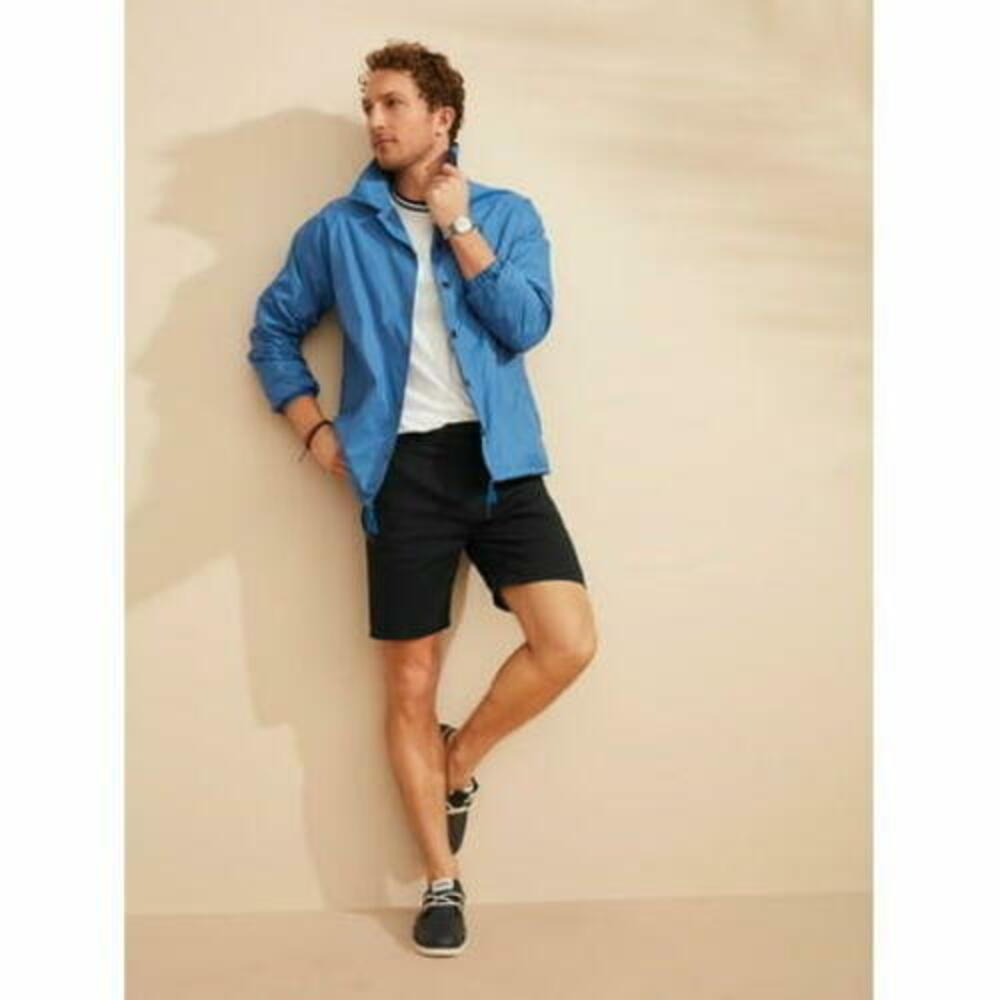 Galaxy By Harvic 5-Pocket Flat-Front Stretch Twill Chino Shorts